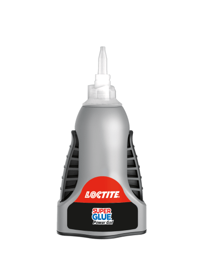 LOCTITE Super Glue Power Gel in a 3g squeeze bottle for strong, precise bonding on various materials, dries clear and is water-resistant.