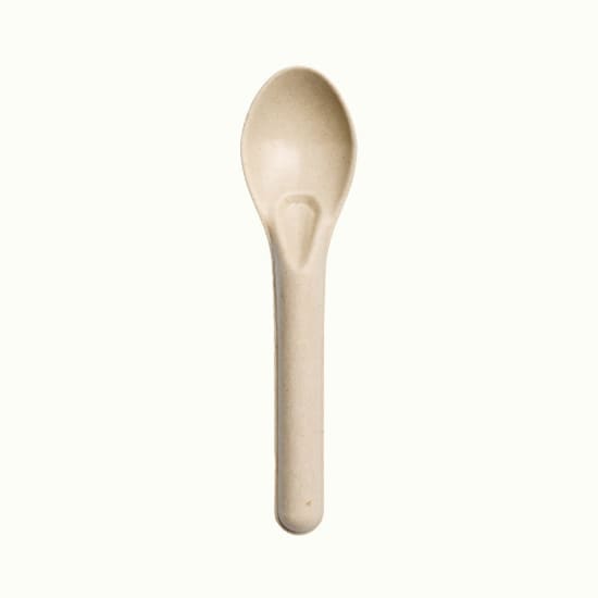 Sugarcane Cutlery Spoon-165mm-100-Pack