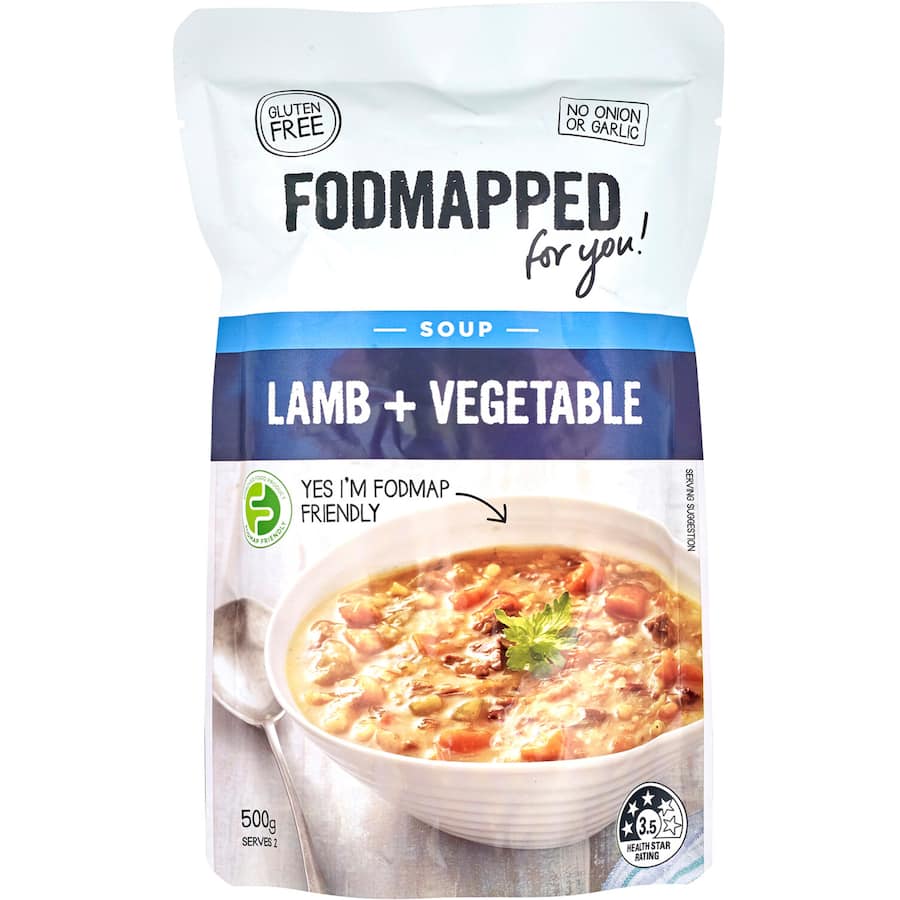 Fodmapped Soup Lamb & Veges Gluten Free Pouch 500g