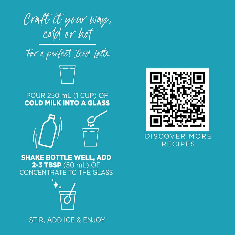 Nescafé Espresso Coffee Concentrate Sweet Vanilla Bottle 500mL