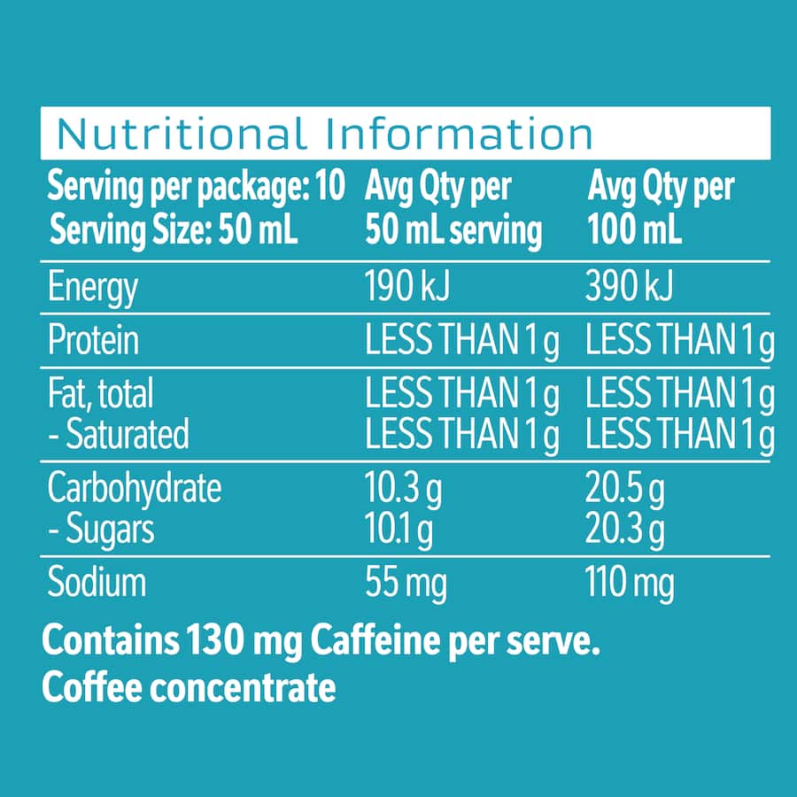 Nescafé Espresso Coffee Concentrate Sweet Vanilla Bottle 500mL