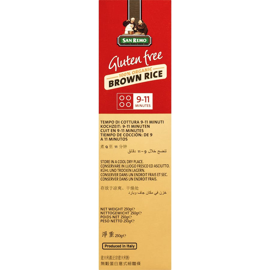 San Remo Pasta Penne Brown Rice Gluten Free
