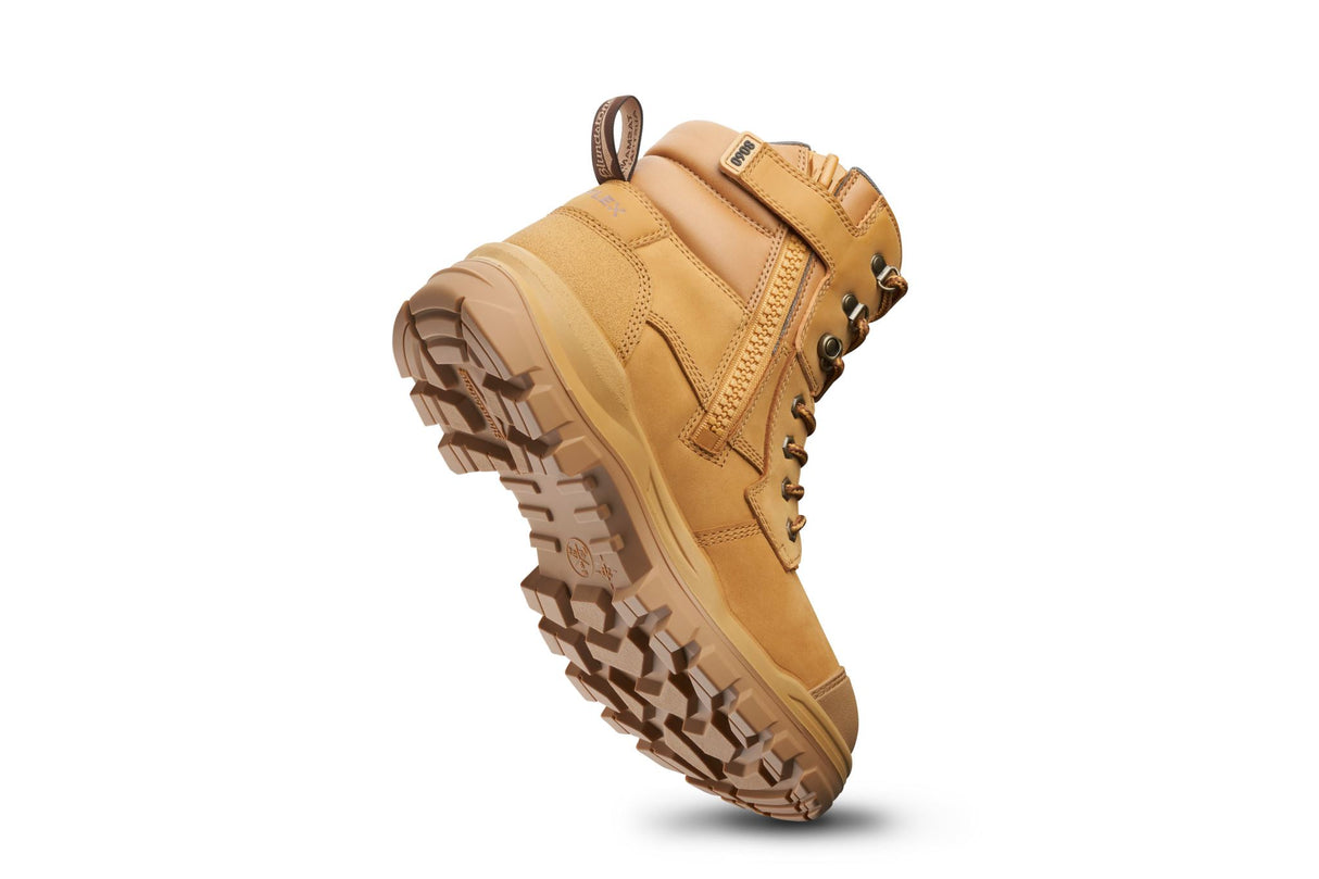 Blundstone 8060 Rotoflex Zip Sided Safety Boots - Wheat - 07