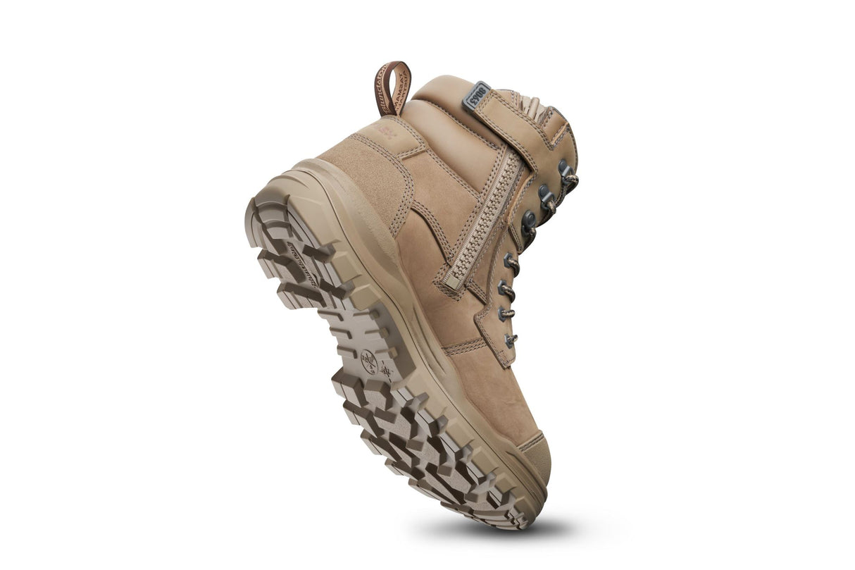 Blundstone 8063 Rotoflex Zip Sided Safety Boots - Stone - 14