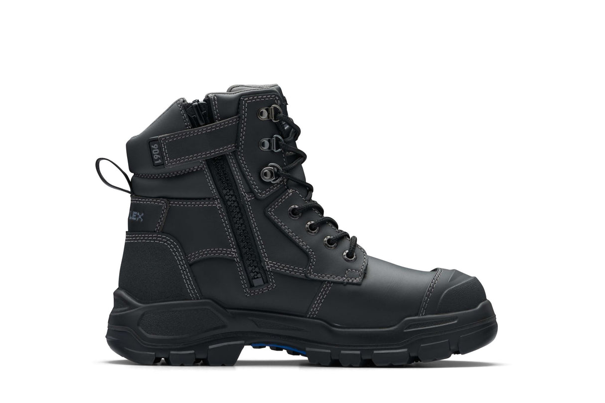 Blundstone 9061 Rotoflex Zip Sided Safety Boots - Black (Size: 05)
