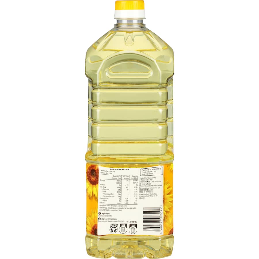 Woolworths Sunflower Oil 2L