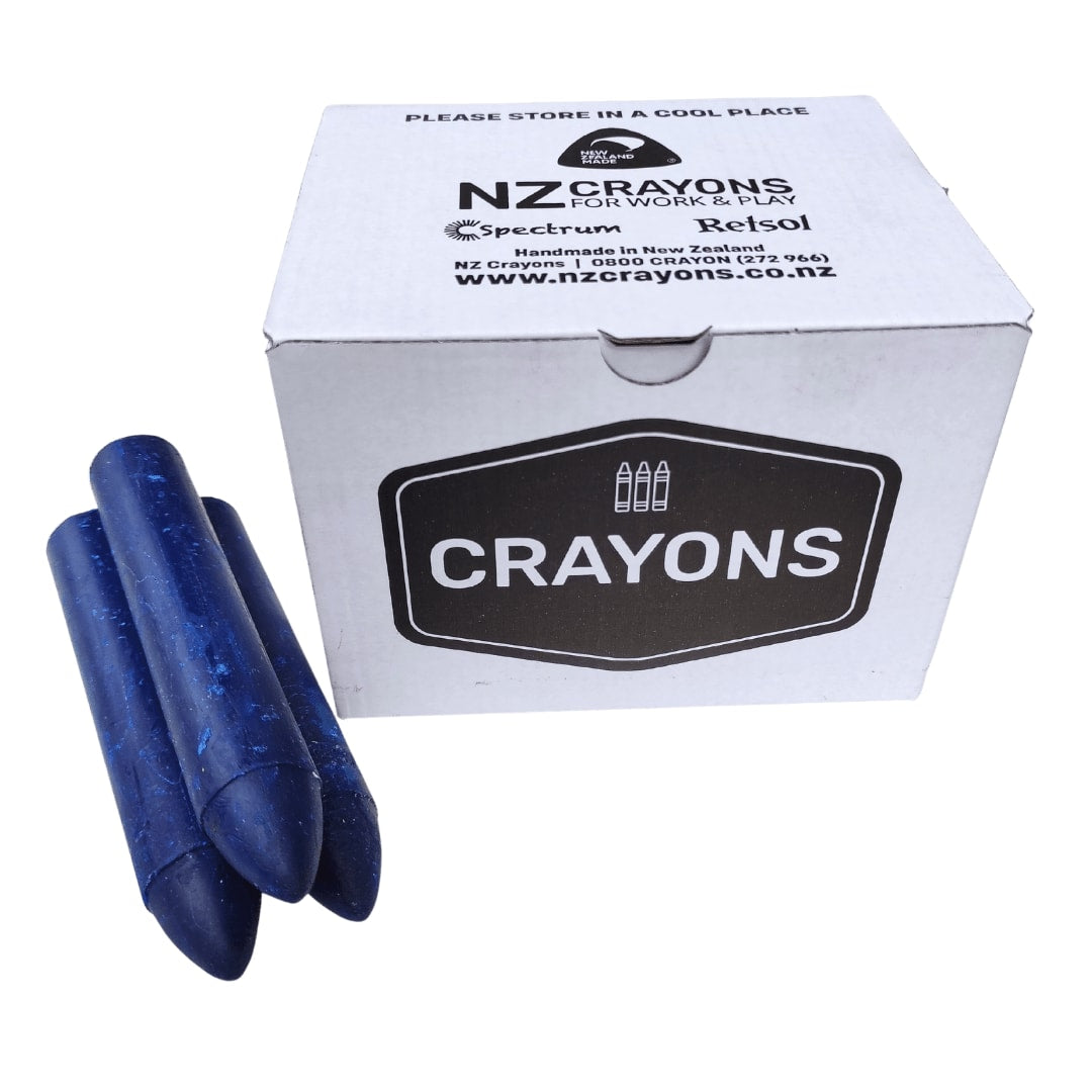 Spectrum Giant Log Marker Crayon Blue 20 (Box)