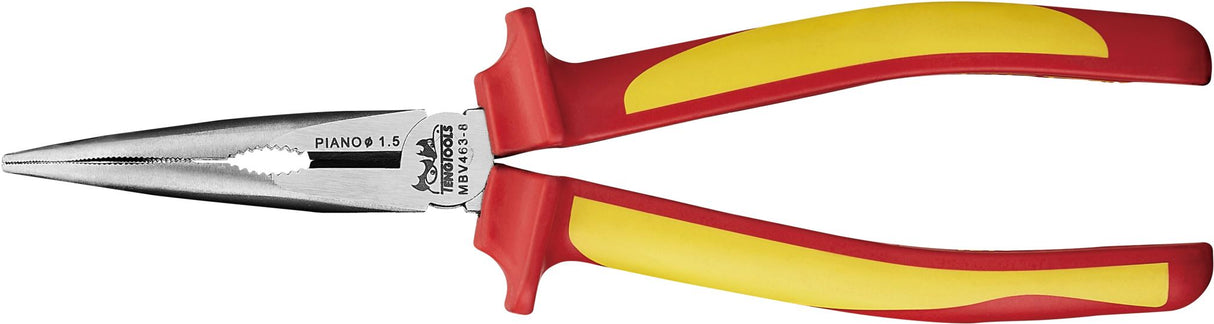 Teng Insulated Long Nose Plier Bent 200mm