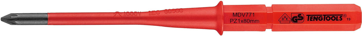 Teng 1000V Screwdriver Interchangeable PZ1 Slim