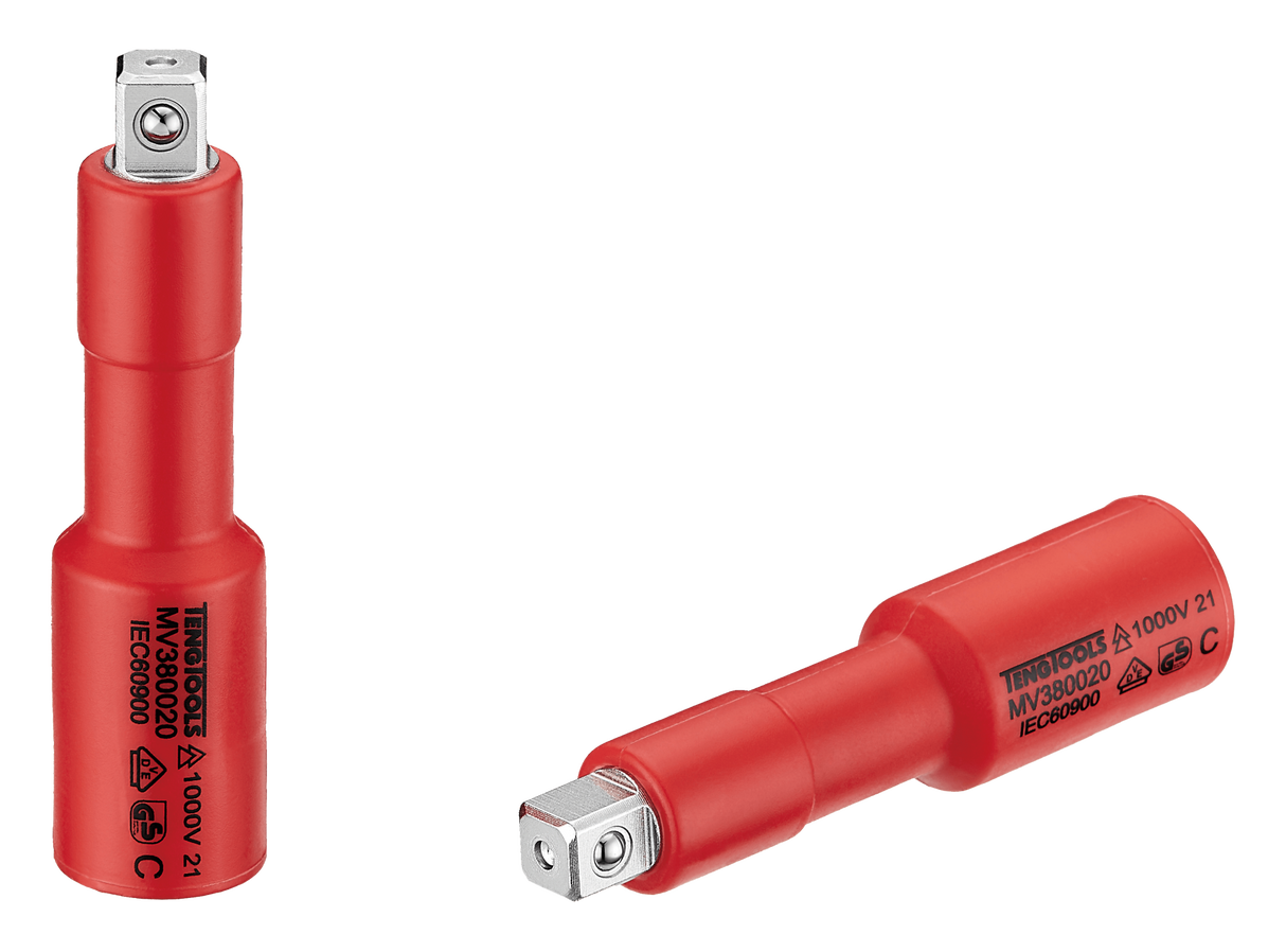 Teng 1000V VDE 3/8in Dr. Insulated Extension Bar 3"