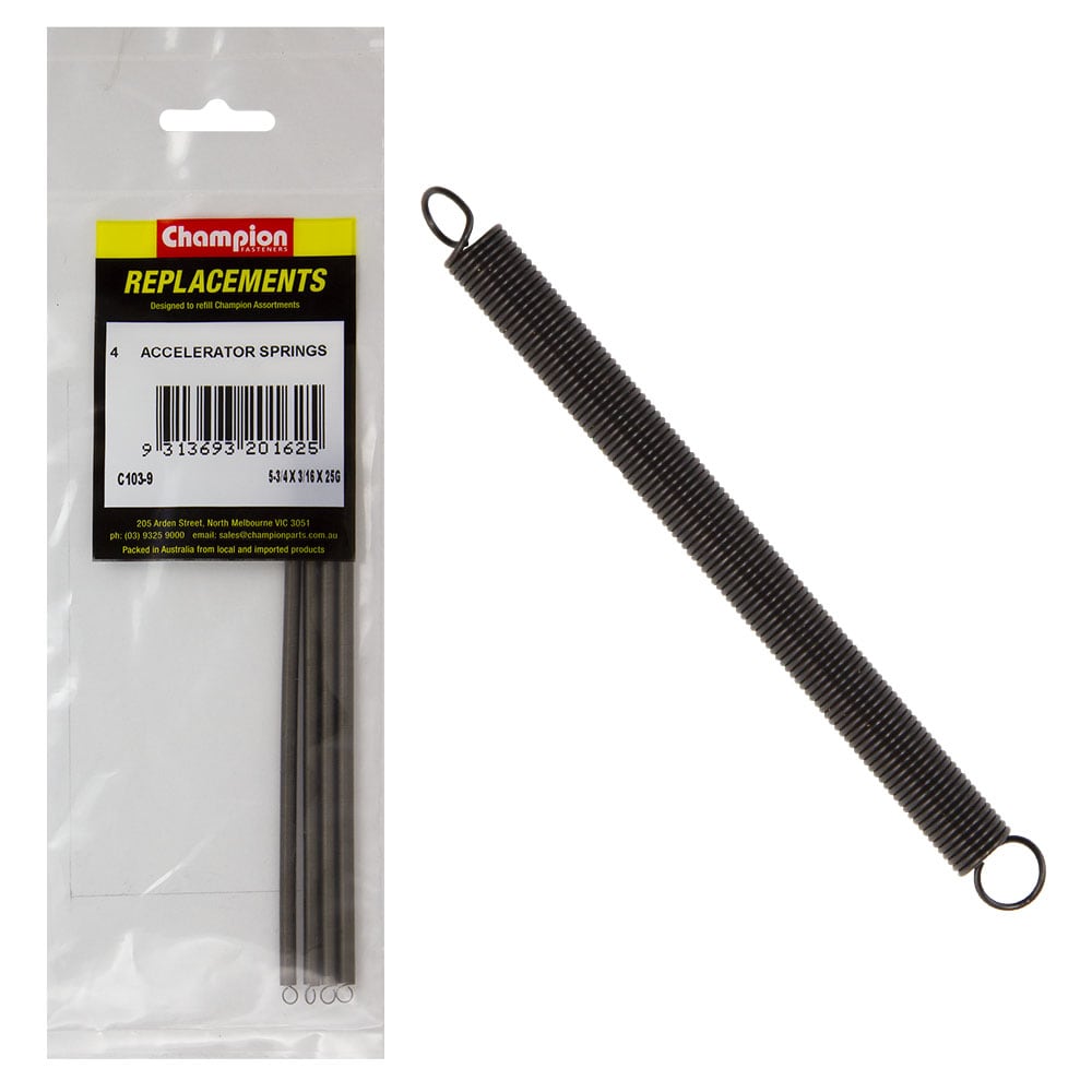 Champion Accelerator Spring 25G Pack of 4