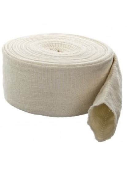 Multi-purpose Tubigrip D Natural tubular bandage, 10m, offering compression and support for various soft tissue injuries.