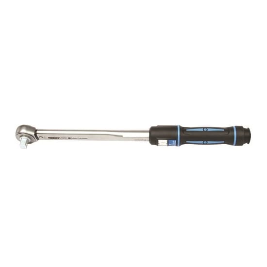 Sykes-Pickavant Torque Wrench 330Nm-1/2" with ergonomic handle, dual scale, and Timestrip for precise torque settings.