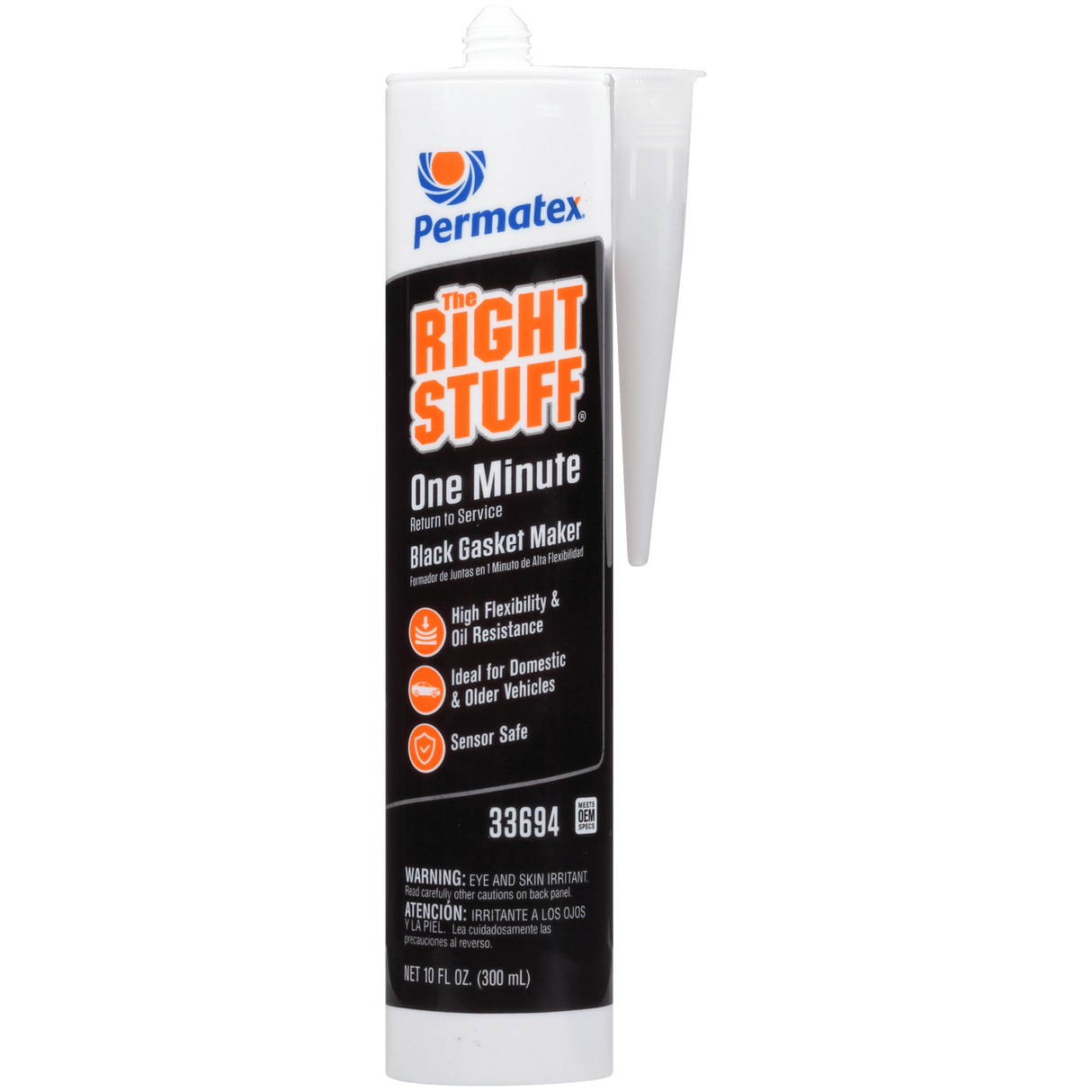 Permatex Right Stuff 1 Minute Black Gasket Maker 300ml