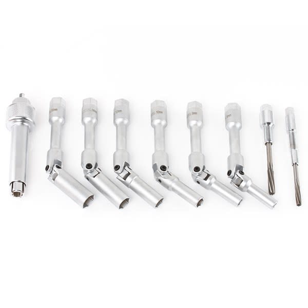 Toledo Glow Plug Socket Sets Universal Jointed 9 Piece