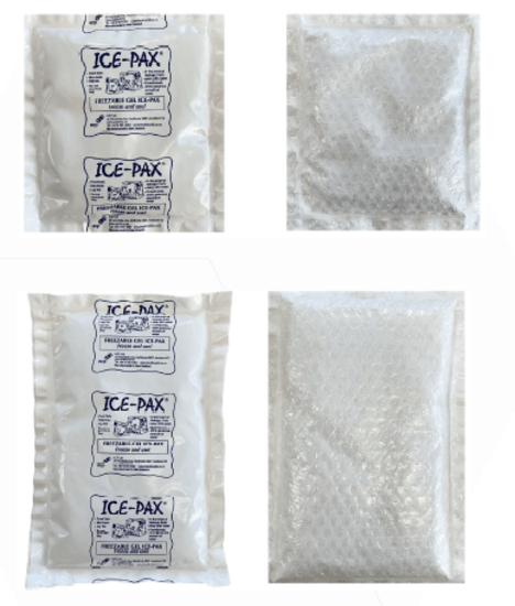 Ice-Pax 500g gel ice packs in a 24-case, ideal for reliable cold storage and temperature-sensitive transportation.
