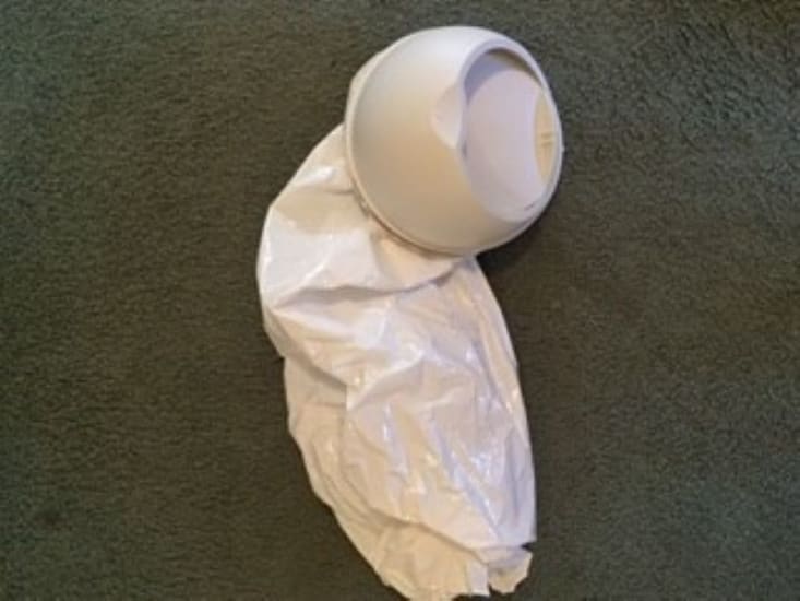 Sanitary Unit Bio White Starter Kit for hygienic waste disposal with biodegradable cartridges and modern design options.