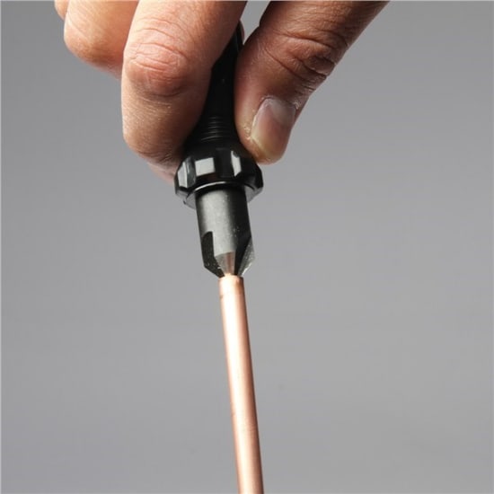 Toledo Flaring Tool Kit for precision flaring on various metals, includes multiple adaptors for metric and imperial sizes.