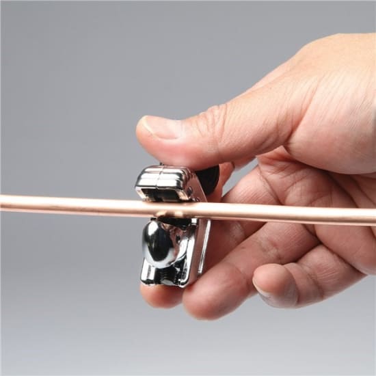 Toledo Flaring Tool Kit for precise single, double lap, and bubble flares on various tubing materials, includes multiple adaptors.