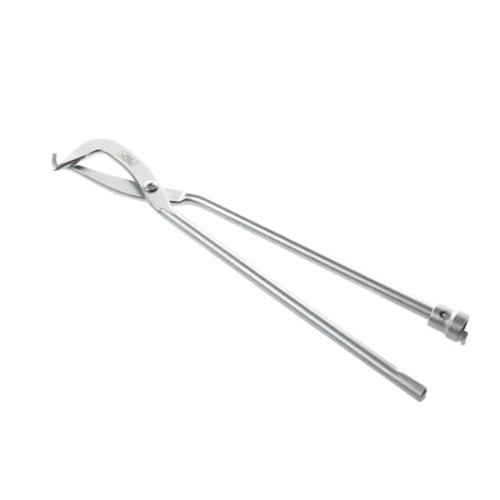 Heavy-duty 330mm brake spring pliers for easy installation and removal of drum brake retaining springs, made from durable steel.