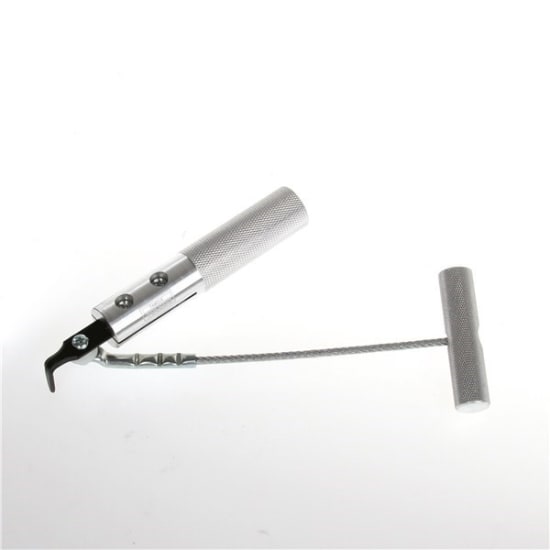 Toledo Windscreen Removal Tool featuring a hardened carbon steel blade for easy removal of bonded windscreens.