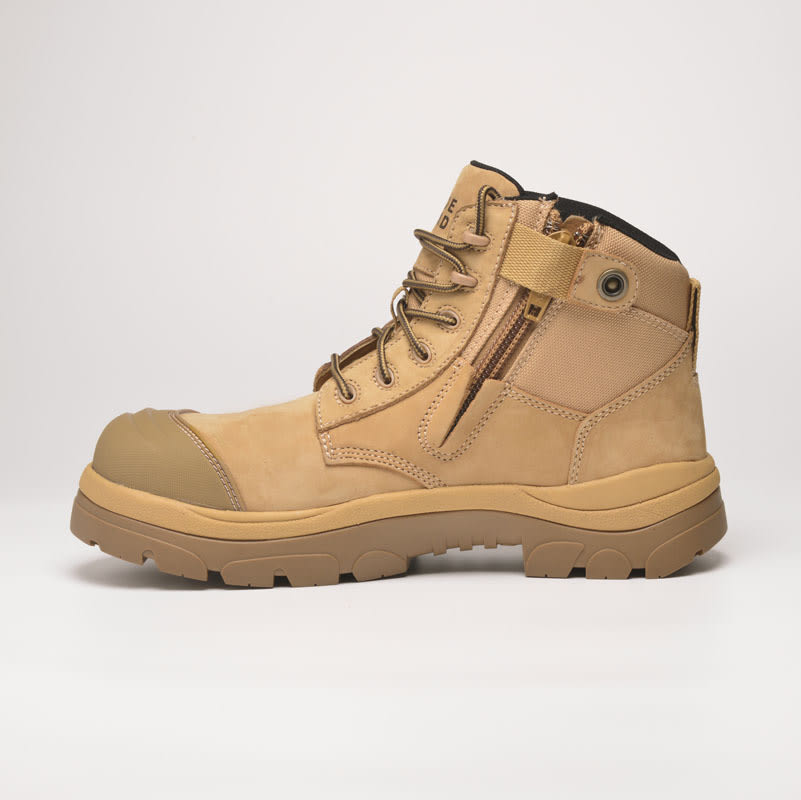 Paraflex, 690WZC Extra Wide Zip Sided Safety Boot - Wheat - 10
