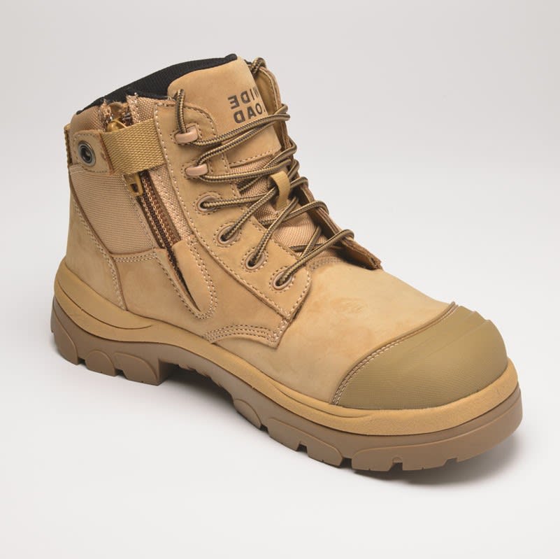 Paraflex, 690WZC Extra Wide Zip Sided Safety Boot - Wheat - 10