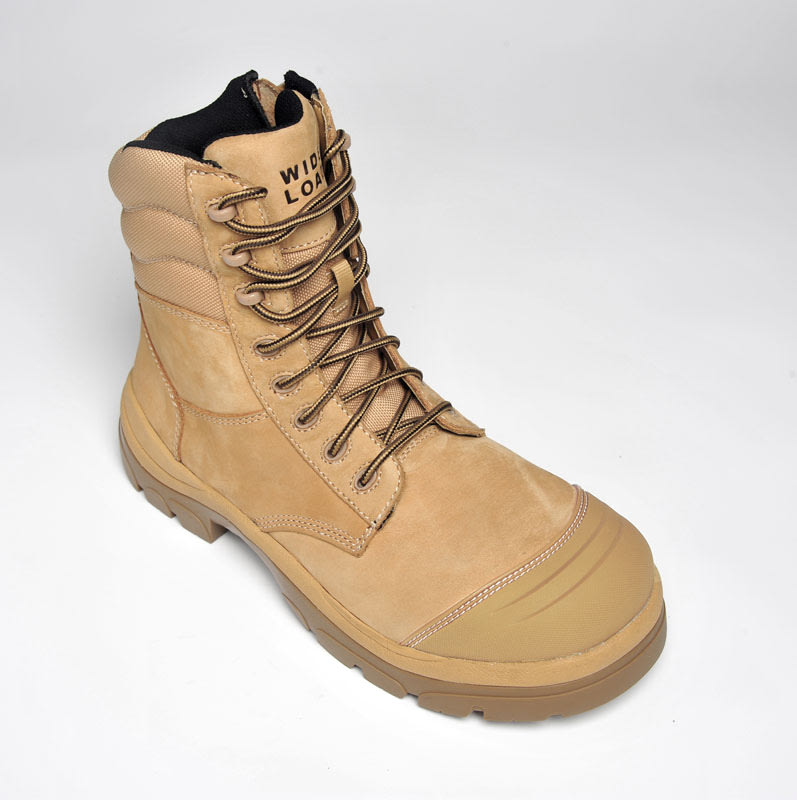 Paraflex, 890WZC Extra Wide Zip Sided Safety Boot - Wheat - 12