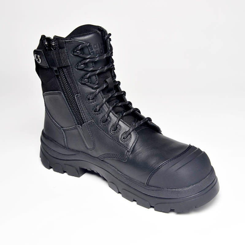Paraflex, 890BZC Extra Wide Zip Sided Safety Boot - Black - 13