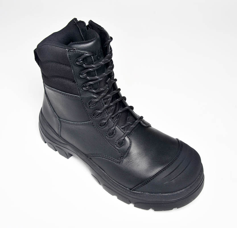 Paraflex, 890BZC Extra Wide Zip Sided Safety Boot - Black - 11
