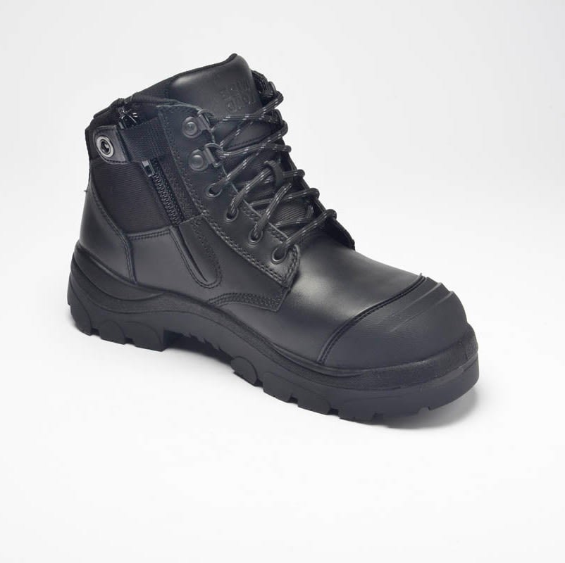 Paraflex, 690BZN Extra Wide Zip Non Safety Boot - Black - 09