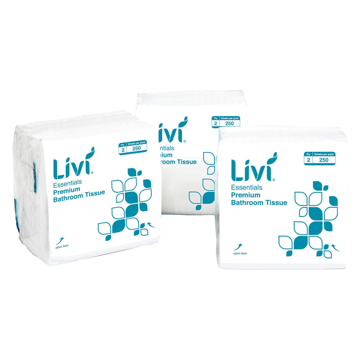 2 Ply Toilet Paper Interleave 250 Sheets (Carton of 36) - Livi Essentials