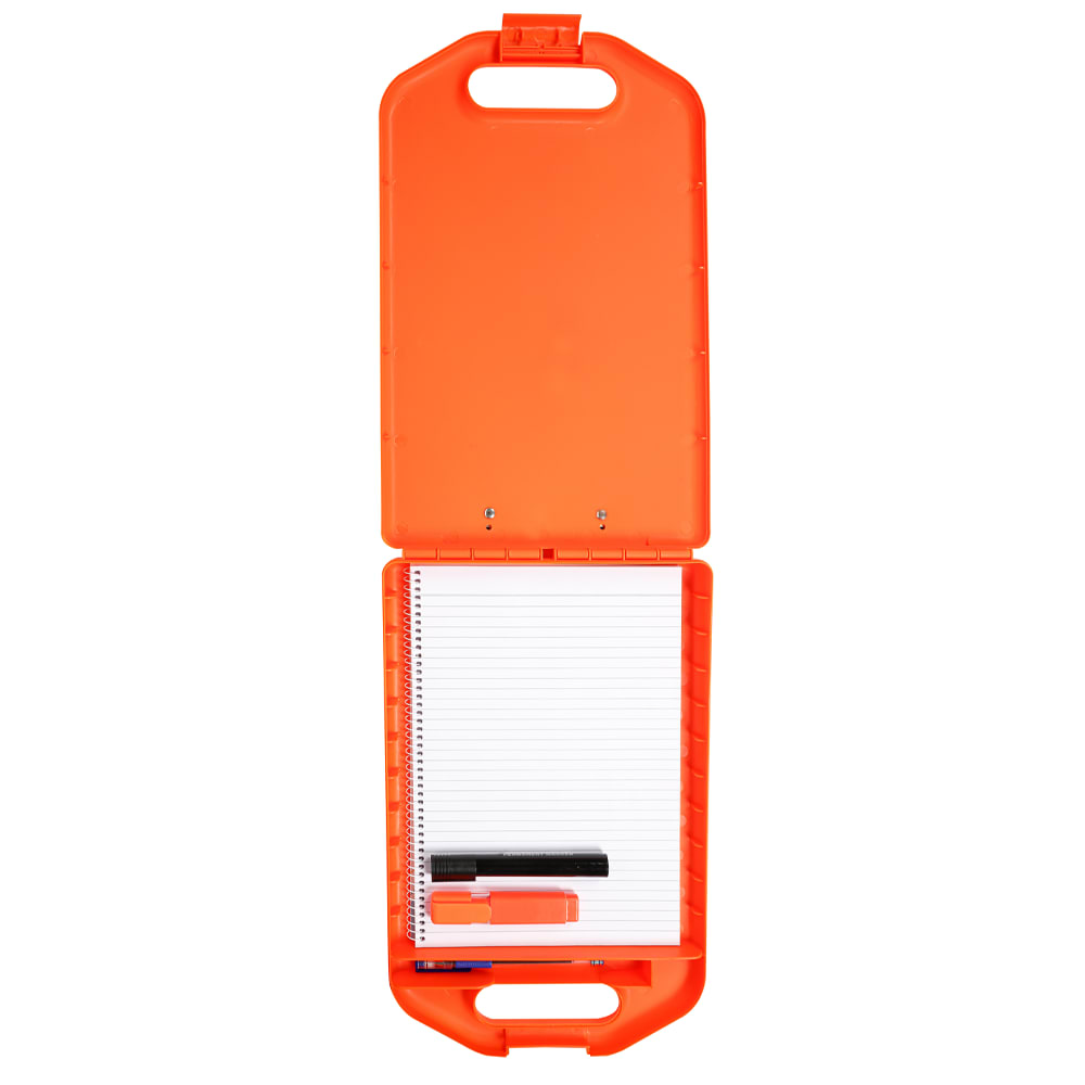 FM A4 Weatherproof Storage Clipboard Hi Vis Orange (Each)