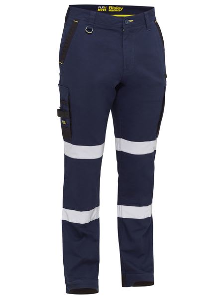 Bisley, Flx & Move Stretch Utility Cargo Pant Regular Fit - Navy (Size: 107)