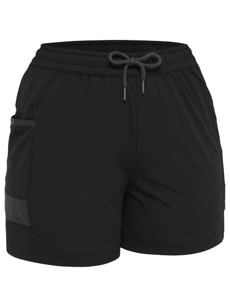 Bisley, Women's Flx & Move 4-Way Stretch Short - Black (Size: 10)