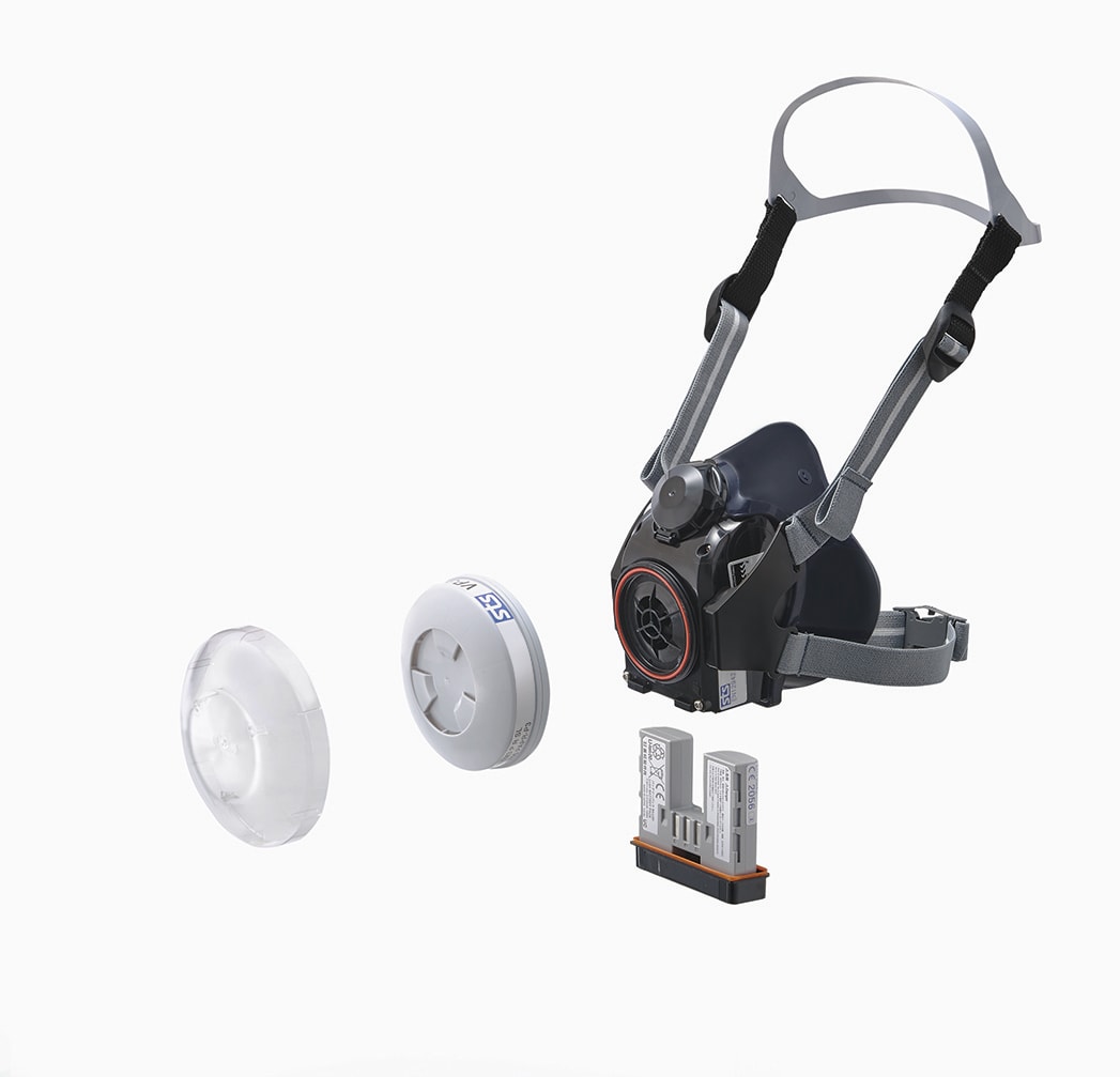 Shigematsu Half Mask PAPR Sync11 Medium/Large