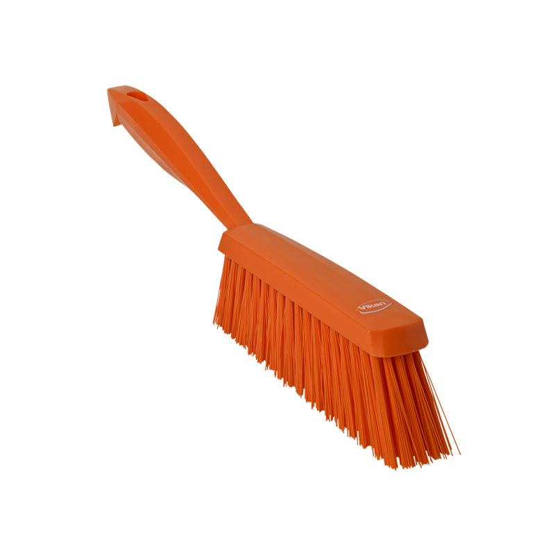 Vikan Hand Bannister Brush, Medium Bristle 330mm - Orange