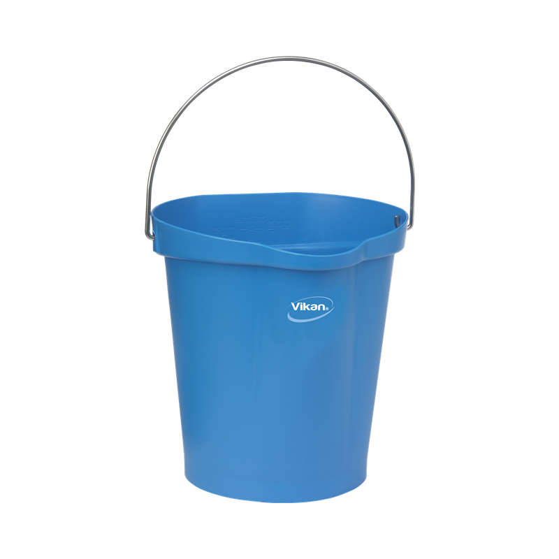 Vikan 28/5686 Heavy Duty Bucket 12L (Each) - Blue