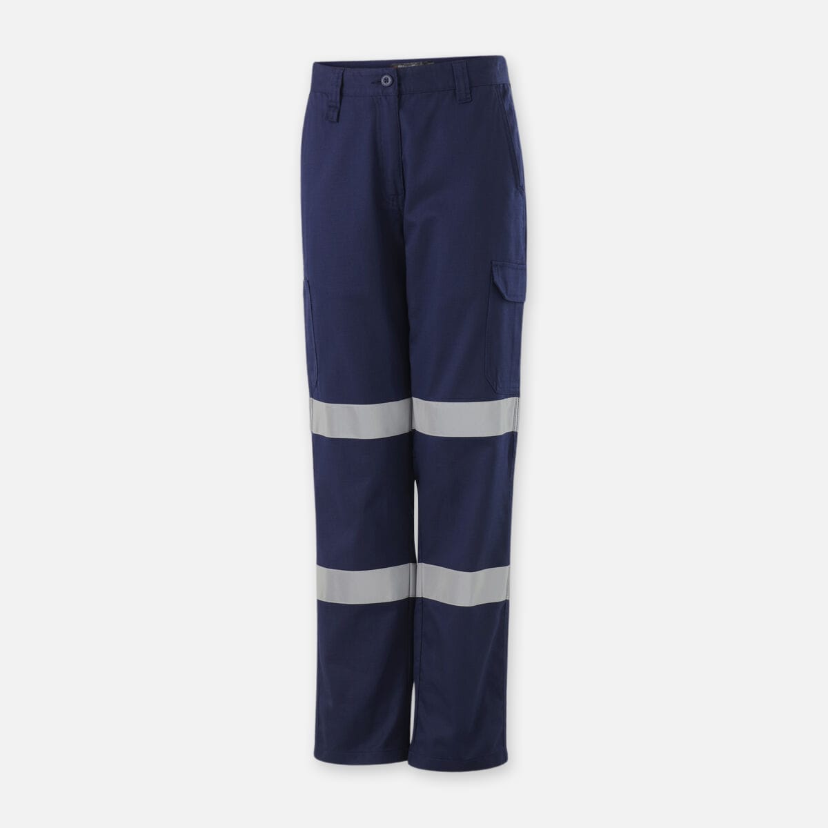 KingGee, Women's Workcool Taped Cargo Pant, K43022 Curved Fit - Navy (Size: 16)