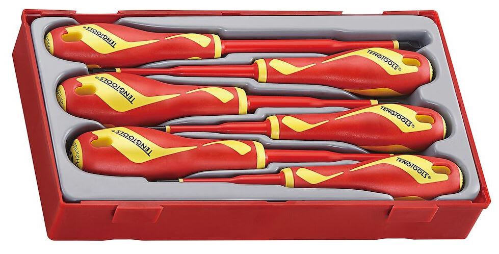 Teng 6pc MD 1000V VDE S/Driver Set (RBD) - TC-Tray 6 Piece (Set)