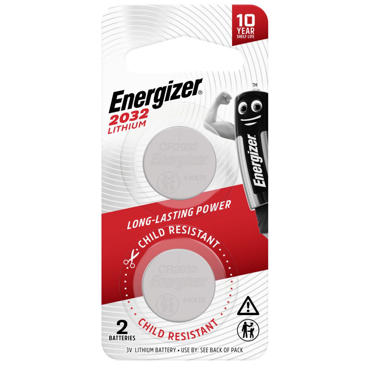 Energizer Battery Coin 2032 Pack of 2