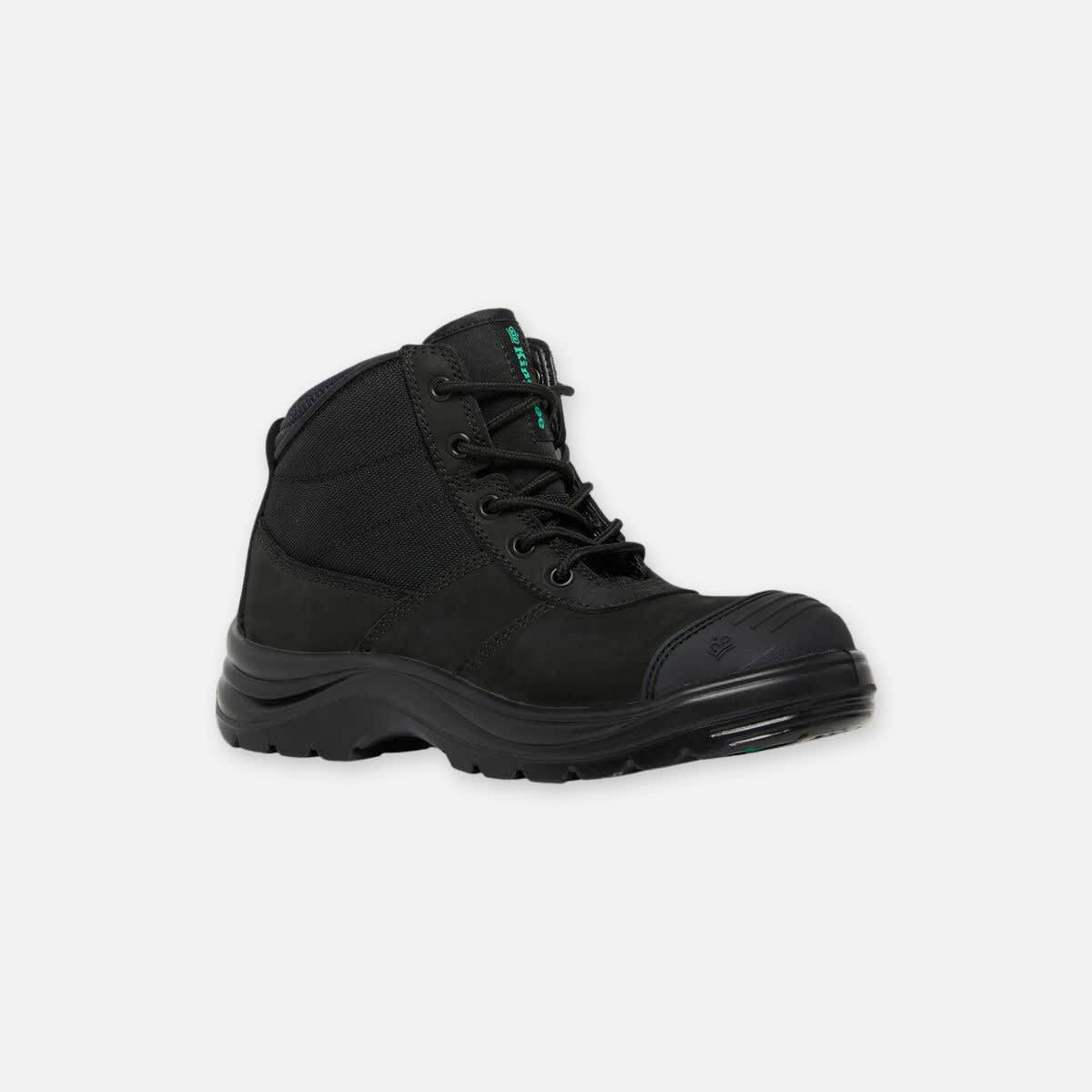 King Gee,K26490 Tradie Zip Sided Safety Boot - Black - 06