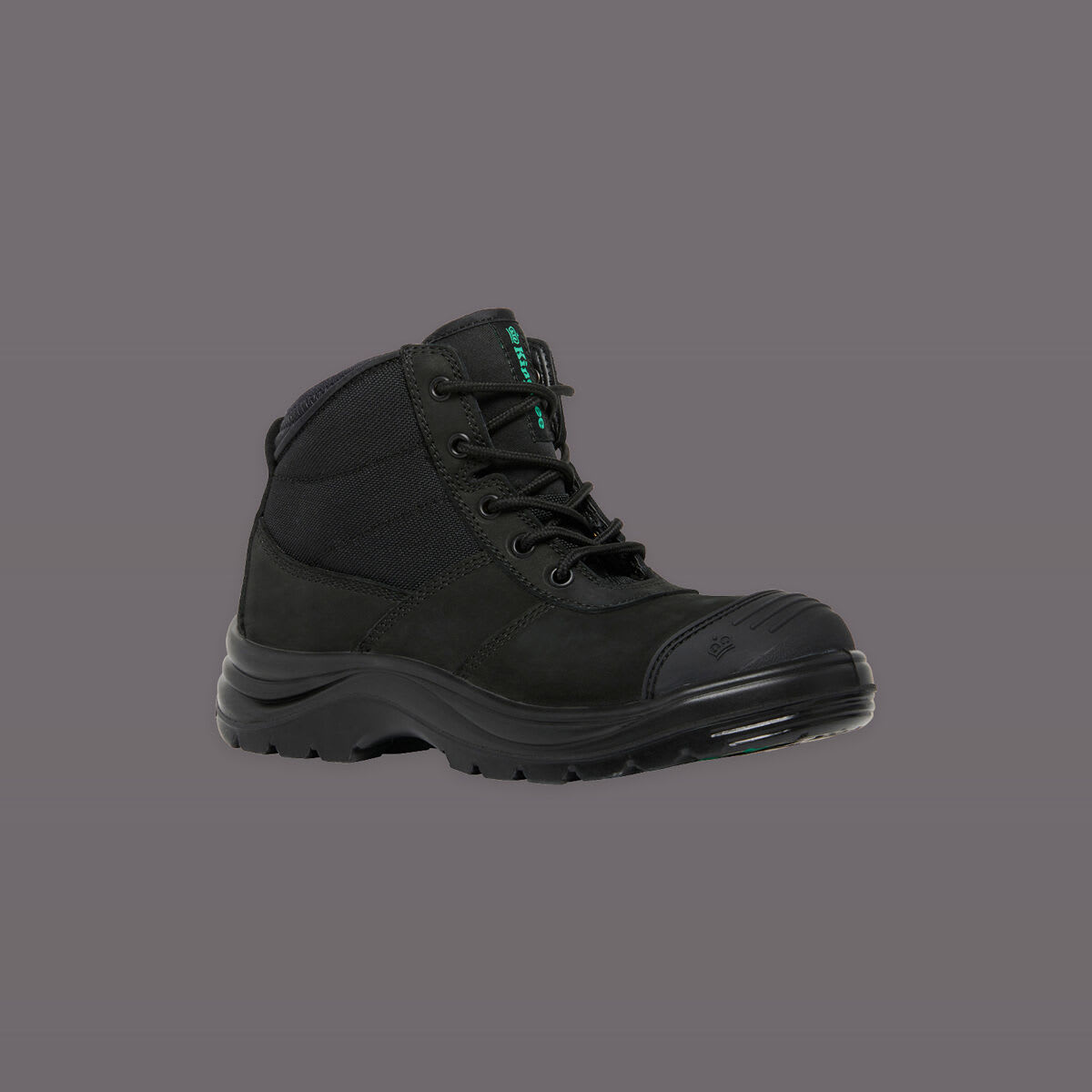 King Gee,K26490 Tradie Zip Sided Safety Boot - Black - 10