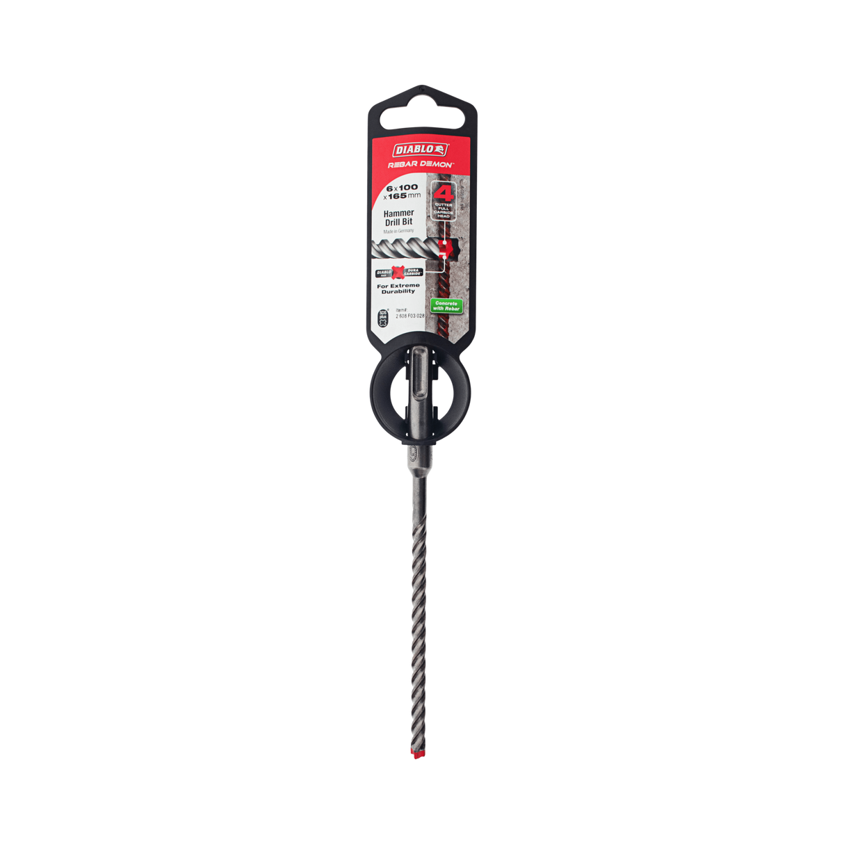 Diablo Rebar Demon SDS-Plus 4-Cut 6 x 165mm