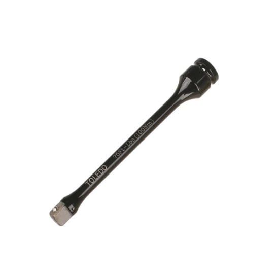 Toledo Torque Bar 100Nm in black, 195mm long, designed for precision fastening in automotive and DIY tasks.