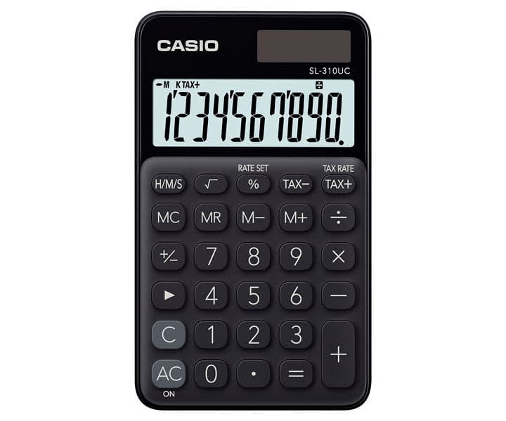 Handheld Calculator Black - Casio