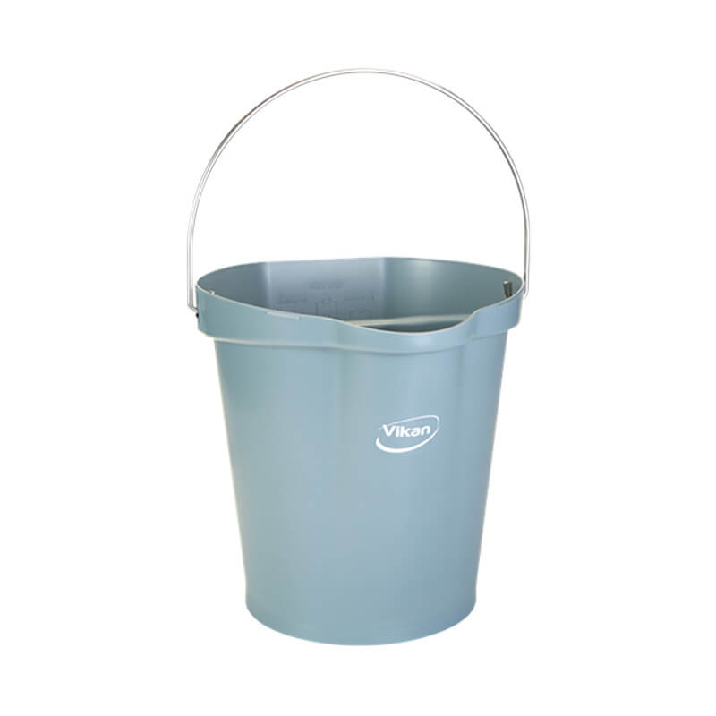 Vikan 28/5686 Heavy Duty Bucket 12L (Each) - Grey