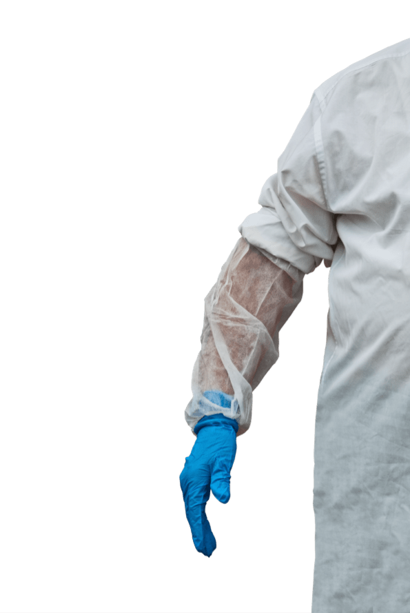 Non-Woven Sleeve Protectors White 41cm (Carton of 500)