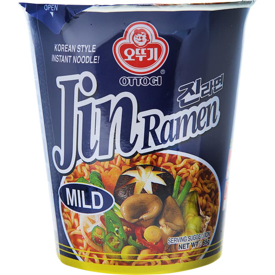 Ottogi Instant Noodles Mild Jin Ramen Cup 65g