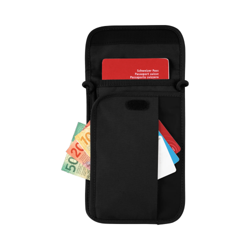 Security Neck Pouch - Victorinox Travel Essentials (Black)